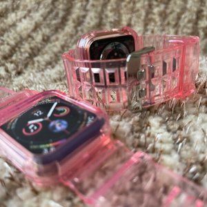 (Only Band+Case) Compatible with apple watch Strap 38mm/40mm